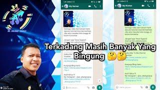 Cara bagikan chat Gambar beserta tulisan agar terkirim semua