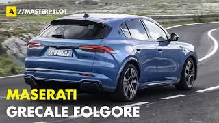 Maserati GRECALE Folgore  100% elettrica con 557 CV. Da 127.100 euro