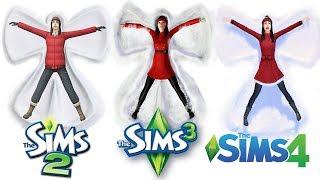  Sims 2 vs Sims 3 vs Sims 4  Seasons - Winter
