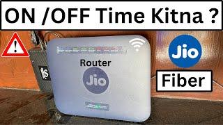 Jio Fiber Wifi Router ON hone Keliye Kitna Time lagta hai ?  Jio Fiber Router  Jio Fiber #jio