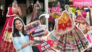 MEESHO Lehenga Haul Meesho Chaniya Choli Haul Chaniya choli Starts At 650 Meesho designer Lehenga