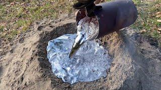 Enormous￼ Fire Ant Colony Casted With Molten Aluminum Anthill Art #9