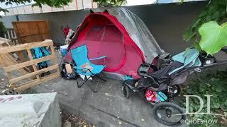 HOMELESS MOM AND BABY LIVING IN TENT  THIS IS AMERICA #seattle