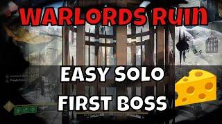 Easy Solo First Boss Cheese - Warlords Ruin Dungeon - Cage Exploit Skip Death Spike Mechanic