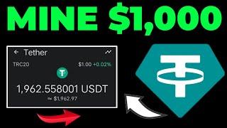 FREE $1000 USDT On Trust Wallet ● Free USDT Mining Site 2024 no investment Educational