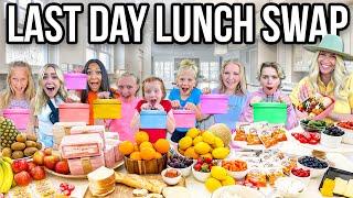 LAST DAY of SCHOOL LUNCH *10 KiDS SWAP DIETS*