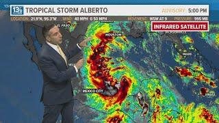Tropics Update Tropical Storm Alberto forms landfall expected in Mexico