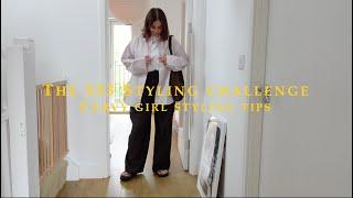 I tried the 333 style CHALLENGE Capsule wardrobe  9 pieces 14 outfits  Curvy girl styling tips