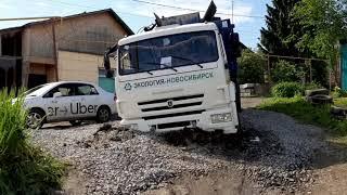 Дорога на ул. Панельная с. Раздольное НСО