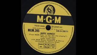 Judy Garland - happy harvest