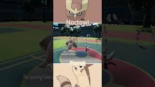 FURRET vs NOCTOWL  Johto Pokémon Battle #pokemon