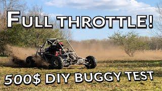 Homemade 600CC KAWASAKI BUGGY ULTIMATE TEST DRIVE