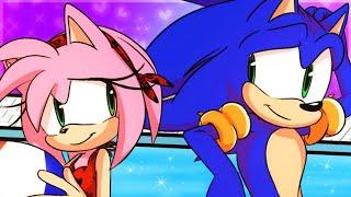 SonAmy Pool Stares  Sonic Boom Sonic & Amy Animatic Dub
