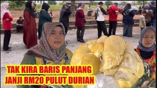 PULUT DURIAN RM20 TERUS VIRAL  NURUL AIN LAGUNA MERBOK KEDAH. DURIAN MELAMBAK PULUT MUSANG KING.