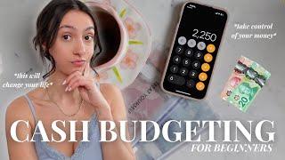 HOW TO START A CASH ENVELOPES BUDGET  Cash Envelopes System and Stuffing for Beginners *easy + fun*