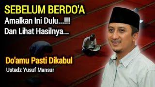 CARA AGAR DOA CEPAT DIKABUL ‼️Rahasia Yg Tak Banyak Orang Tau - Ustadz Yusuf Mansur