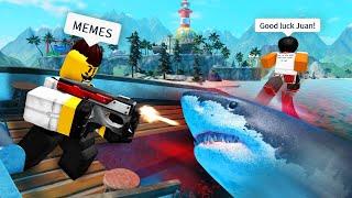 ROBLOX Sharkbite 2 Funny Moments MEMES 