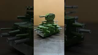 KV-44 M2  of cardboard# homeanimation cartoon about tanks #viral #trending #shorts @atharvks