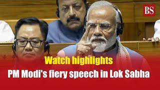 Watch highlights  PM Modis fiery speech in Lok Sabha  NEET  Rahul Gandhi  Parliament session