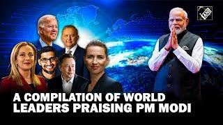 PM Modi Birthday special A compilation of world leaders praising PM Modi