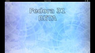 First impression of Fedora 31 beta with GNOME 3.34