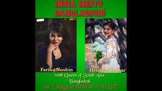 Cross borderinternational LIVE interview about Personality development and Pageants  Fariha Noshin