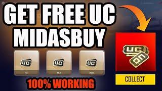 How to get free UC on Midasbuy PUBG Mobile 2024  Midasbuy Pe Free UC kesy Lay PUBGM