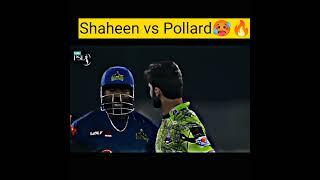 Big Fight Shaheen Afride vs Pollard PSL 8  LQ vs MS  PSL 8 highlights #cricket  #shaheenafridi