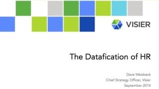 TSI Webinar Dave Weisbeck of Visier on the Datafication of HR a