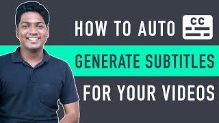 How To Generate Subtitle for Any Video  In just 3 steps