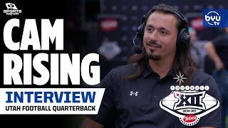 Cam Rising talks returning to the field and joining the Big 12 at Big 12 Media Days  BYUtv