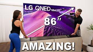 Amazing 86 LG QNED85 4k Mini-LED TV