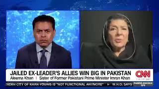 Imran Khans sister Aleema Khan Exclusive Conversation on CNN with Fareed Zakarias