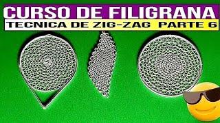 TÉCNICA DE ZIG-ZAG PARA FILIGRANAS  ZIG-ZAG TECHNIQUE FOR SILVER FILIGREE