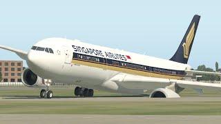 Amazing Singapore Airlines Airbus A330 Takeoff A Stunning Experience