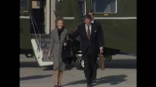 President Reagans Departure from California on November 11 1984