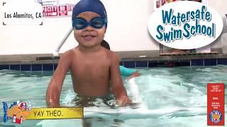2 Year Old SwimFloatSwim Seal Skill @ Watersafe Swim School