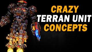 TOP 5 CRAZY Terran race design concepts that didnt make it into StarCraft 2