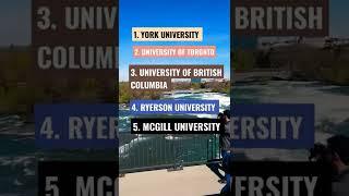 CANADIAN UNIVERSITIES THAT ACCEPT 3YRS UG