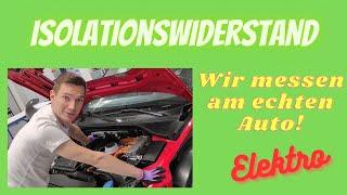 Isolationswiderstandsmessung am Elektroauto