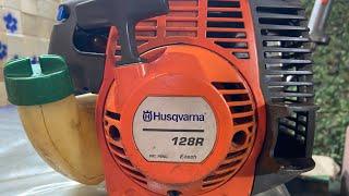 Husqvarna 128R. Когда любишь побольше смазки.