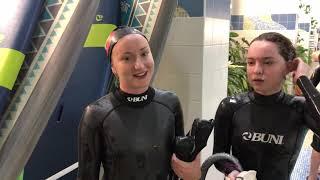 Interview with two freediving girls