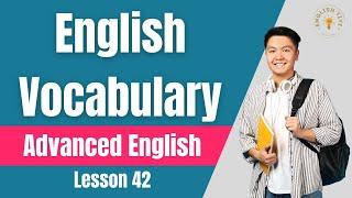 Improve Vocabulary  Advanced English Vocabulary  Daily Use Words in English #42  English TV 