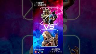 WHAT ARE YOUR THOUGHTS?  AC Mirage vs AC Shadows #assassinscreed #ubisoft #gameplay