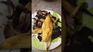 قشر الموز والبيض ... banana peel & eggshell