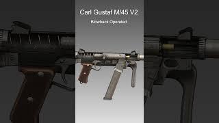 Swedish Submachine Gun SMG  Carl Gustaf M45 V2  How It Works