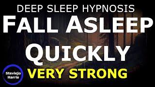 Deep Sleep Hypnosis for Instant Deep Sleep  Fall Asleep with Rain Sounds Highly Soothing