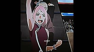 SARADA WON IN 3 SECOND #anime #shorts