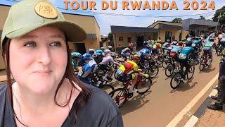 Tour du Rwanda 2024  Watching the cycling race go past my house 