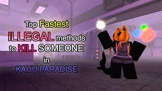 Top ILLEGAL ways to unalive someone in Kaiju Paradise Roblox - Kaiju Paradise